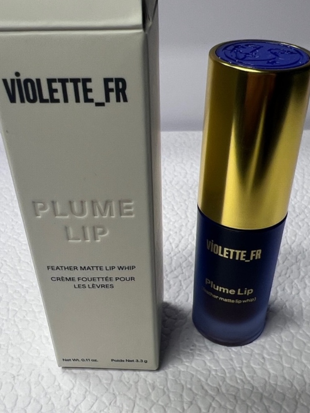 NEW Violette_Fr En Fue Red Feather Matte Lip Plume Liquid Lipstick NIB